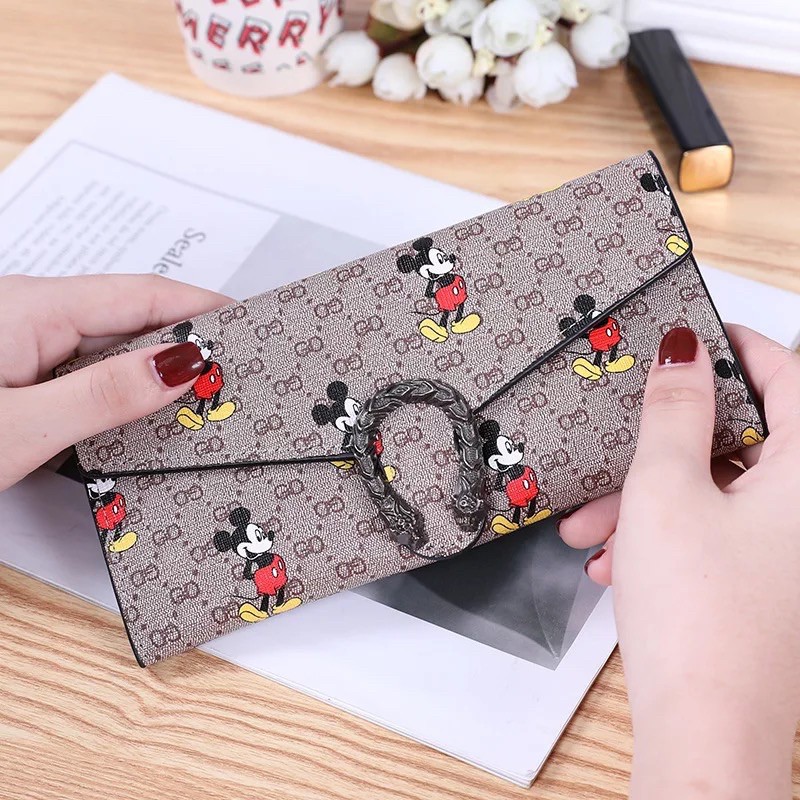 TI 3083 - DOMPET PANJANG WANITA MICKEY DOMPET WANITA IMPORT MURAH - E