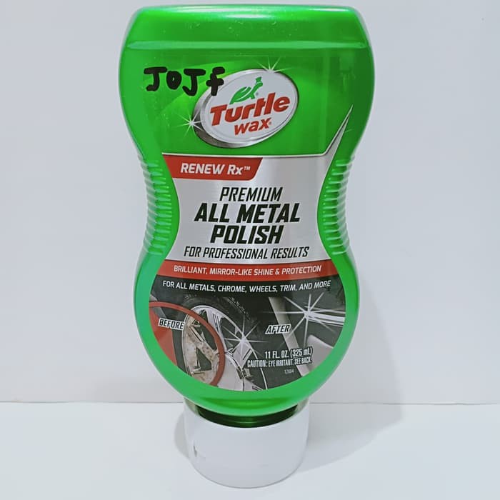 TURTLE WAX PREMIUM ALL METAL POLISH - TURTLE WAX POLES METAL