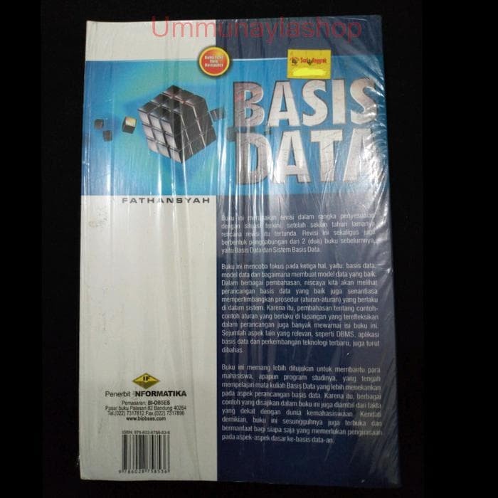 Jual Database-buku- Buku Basis Data Edisi Revisi Oleh Fathansyah -buku ...