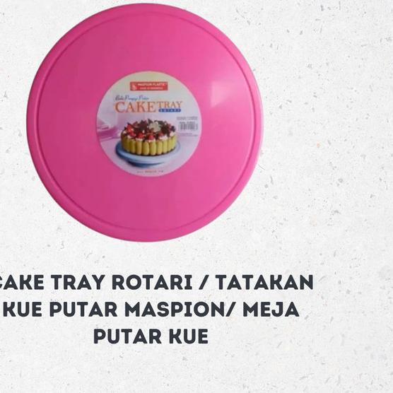 ❆ CAKE TRAY ROTARI / TATAKAN KUE PUTAR MASPION/ MEJA PUTAR KUE ➱