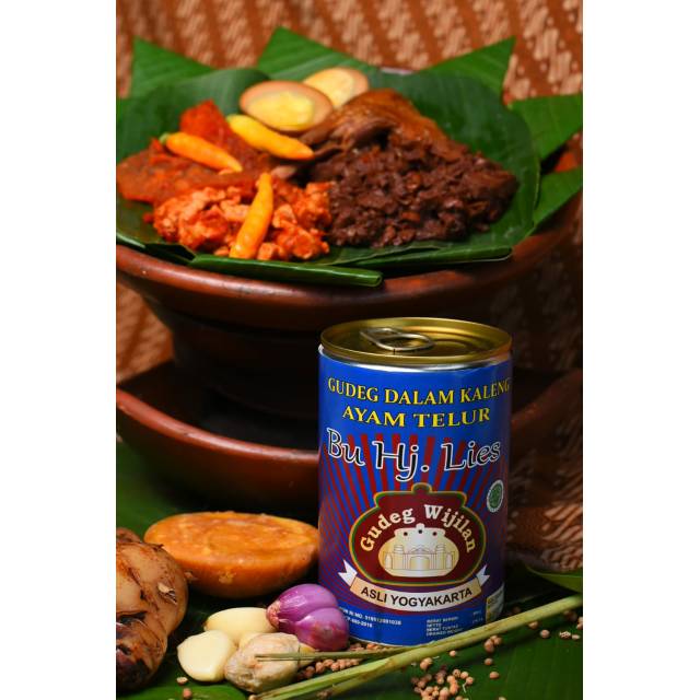 Gudeg Wijilan Bu Lies - Gudeg Kaleng Ayam Telur