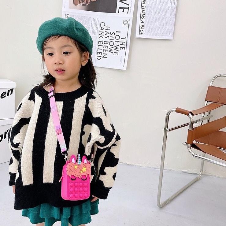 Tas Anak Unicorn Pop It Tas Silicon Jelly Unicorn Viral ▫ ELL.143396