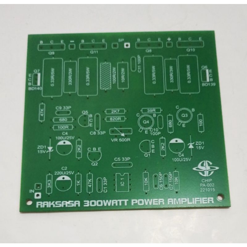 PCB Raksasa 300W Mono Power Amplifier Saturn PA 002