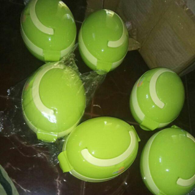 Rumah Gracia - Rantang Plastik Oval Anak Golden Sunkist