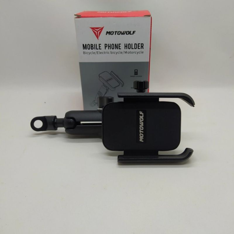 Motowolf Holder Handphone Version 3 Holder Hp 360 Derajat Motowolf V3 Original