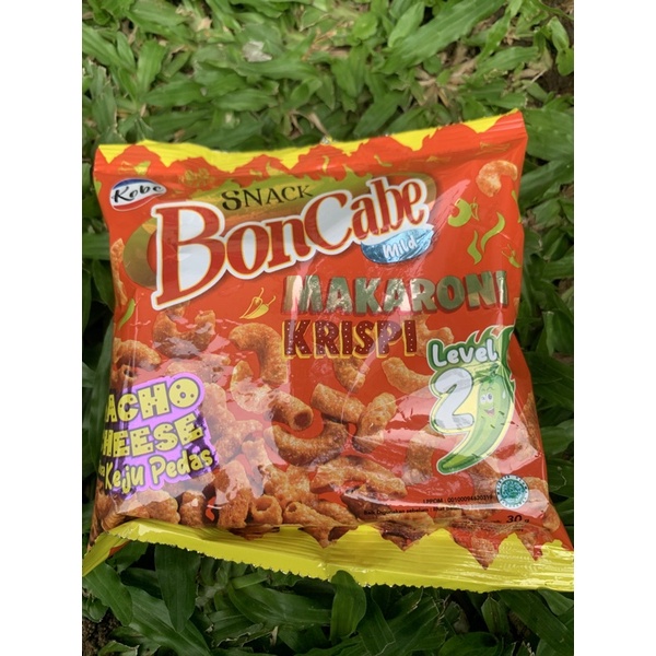 Snack Boncabe makaroni krispi kemasan 30gr