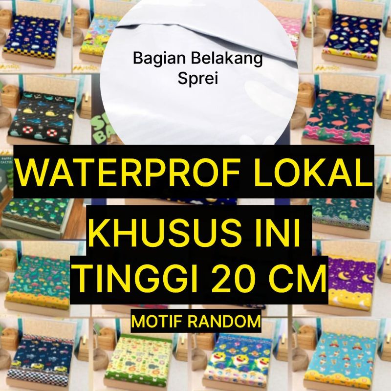 Sprei Sultan Waterproof anti ompol anti tahan air size 120x200 90x200 160x200 180x200 Seprei Adem full Karet tipe 1 2 3-LOKAL