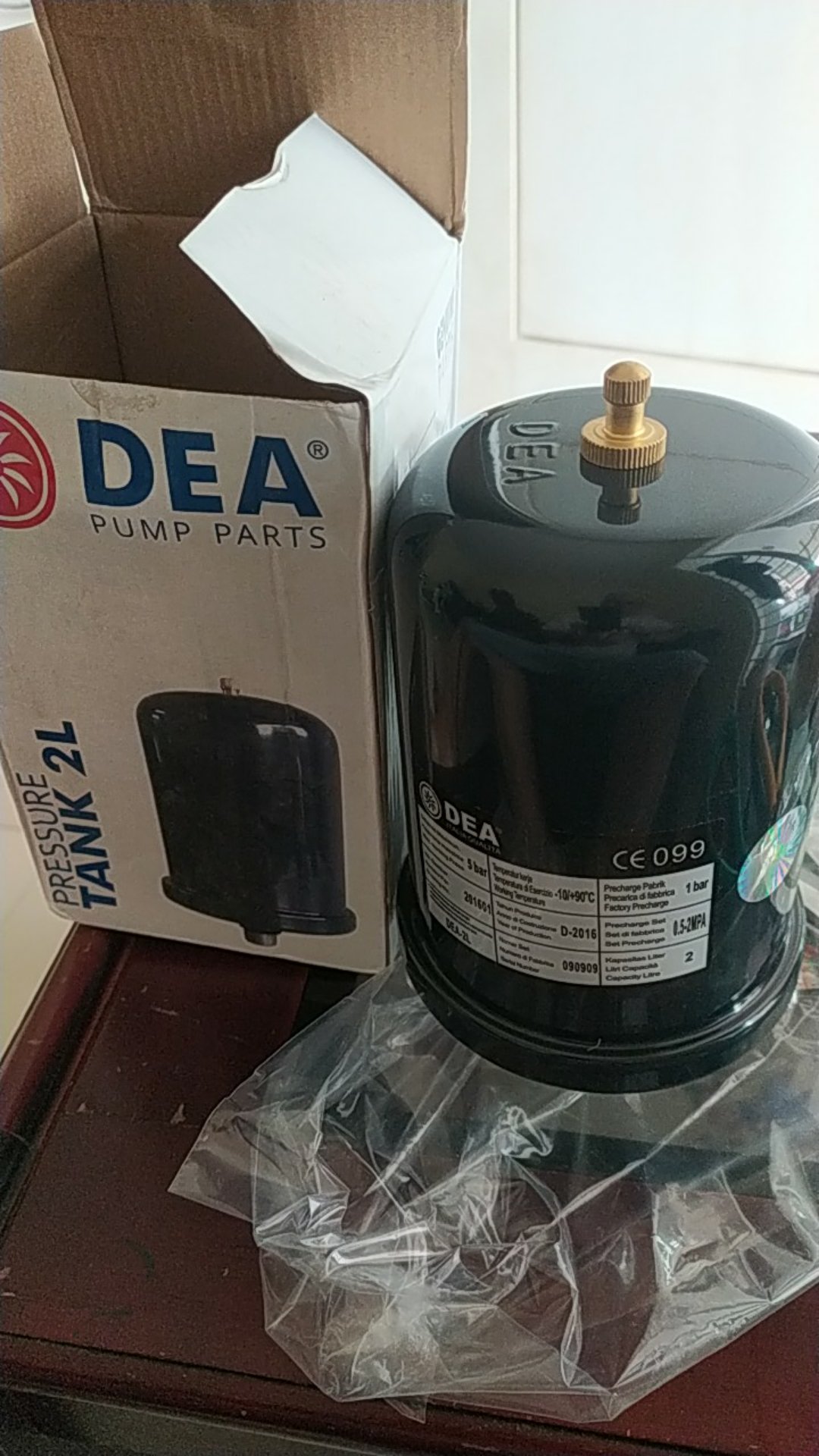 Dea Tabung Pompa Air 2 L Tangki Tekanan Angin 2 Pressure Tank National