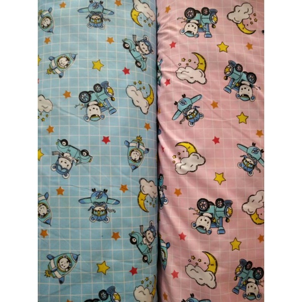Kain Sprei Meteran Mikro motif animal Transport