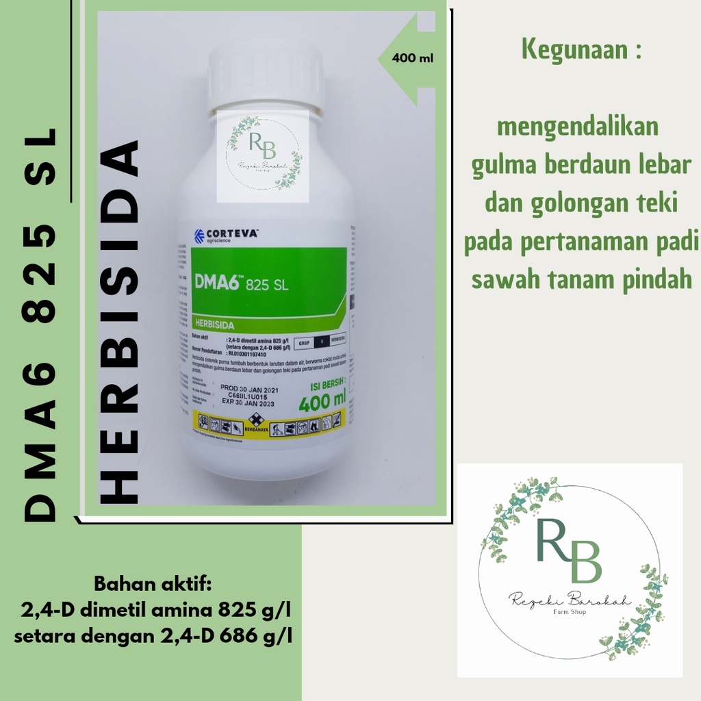 Herbisida DMA 6 825 SL 400 ml