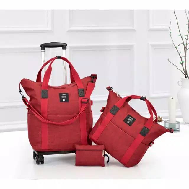 Tas Trolly Anello 3in1 / Tas travel wanita