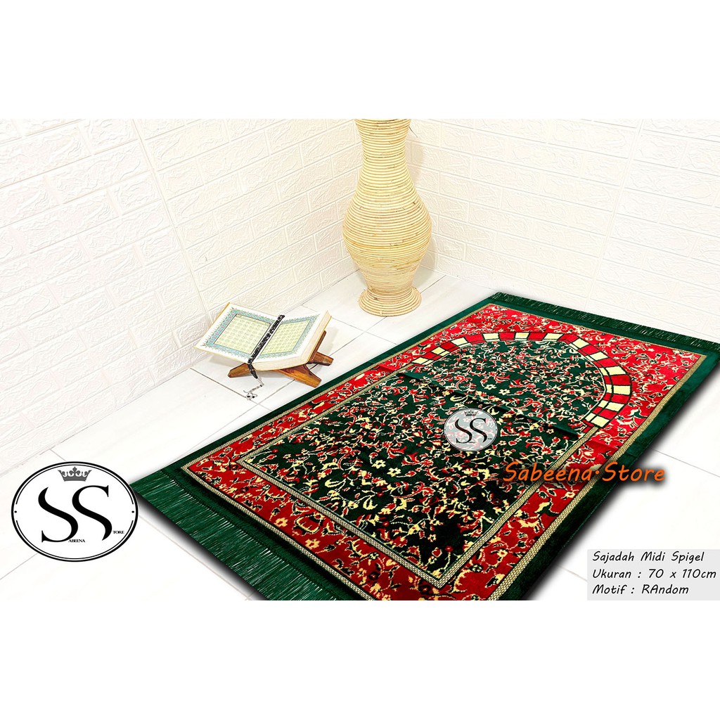 Sajadah Motif Turki Ukuran Besar Super Platinum Peralatan Sholat Sejadah Sauvenir By Sabeena.Store