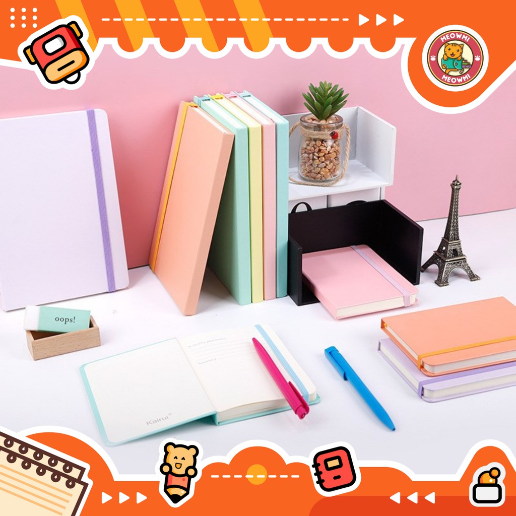Buku Tulis Note Book Hard Cover A5 Warna Pastel Macaron Buku Tulis Note Book Hard Cover A5 Warna Pastel Macaron