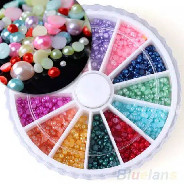 

1roda Gems 12warna size 2mm