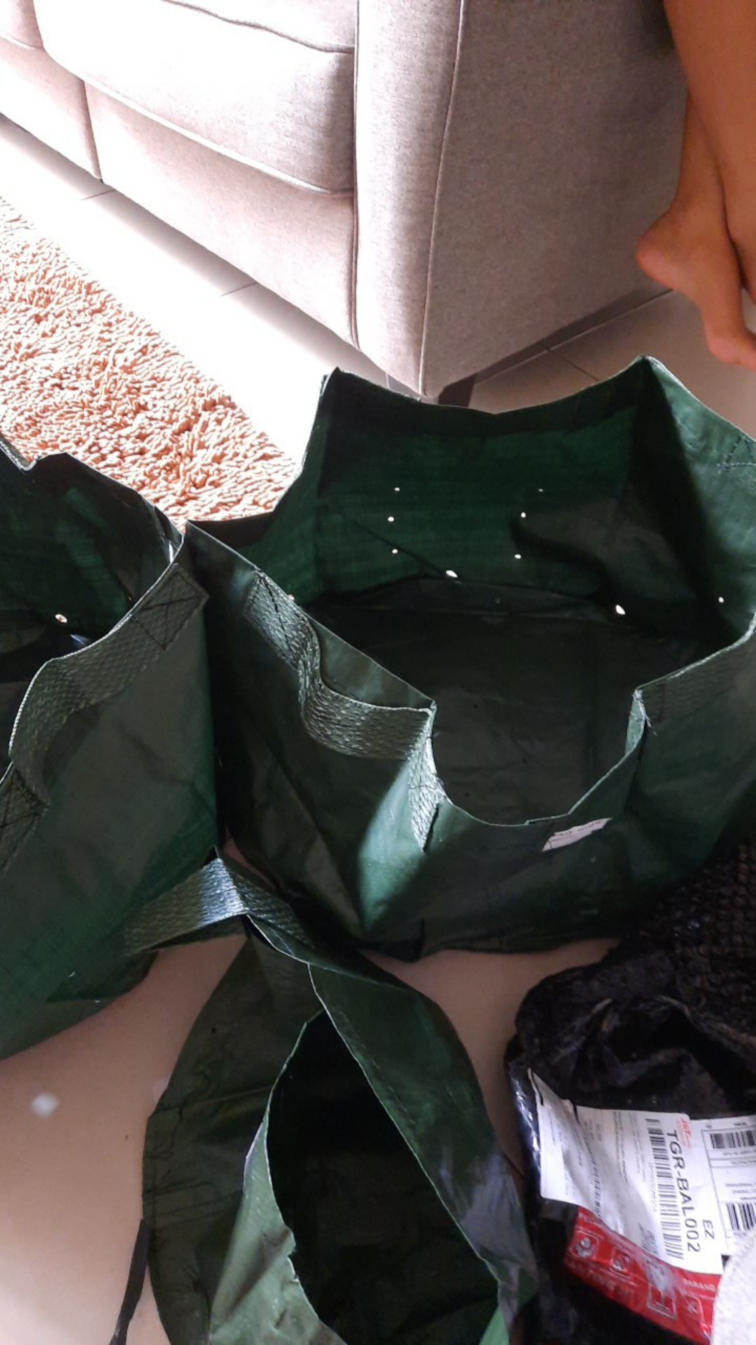 Planter Bag 15 Liter 2 Handle Standar