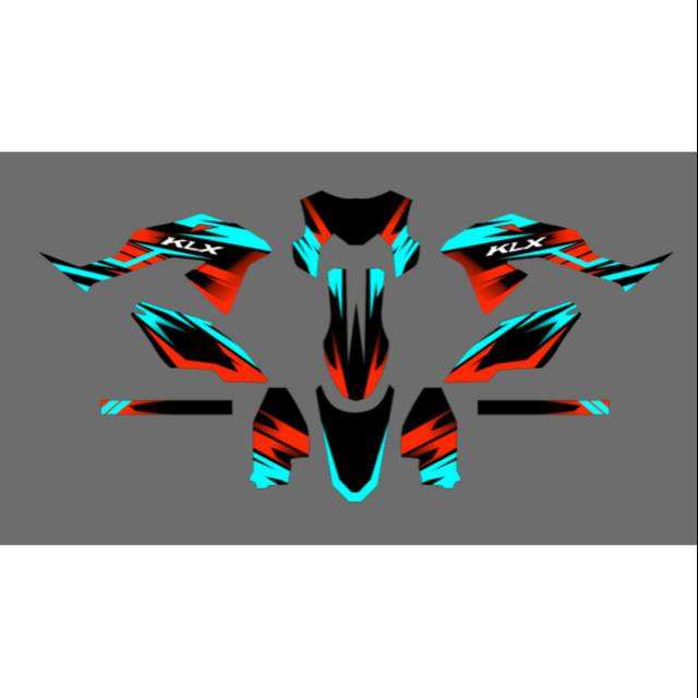 DECAL KLX BF grafis