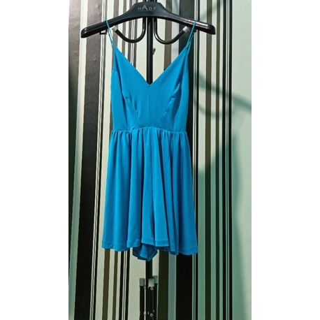 Branded SILENCE &amp; NOISE Velvet Fit &amp; Flare Dress Jumsuit /Playsuit Branded Original