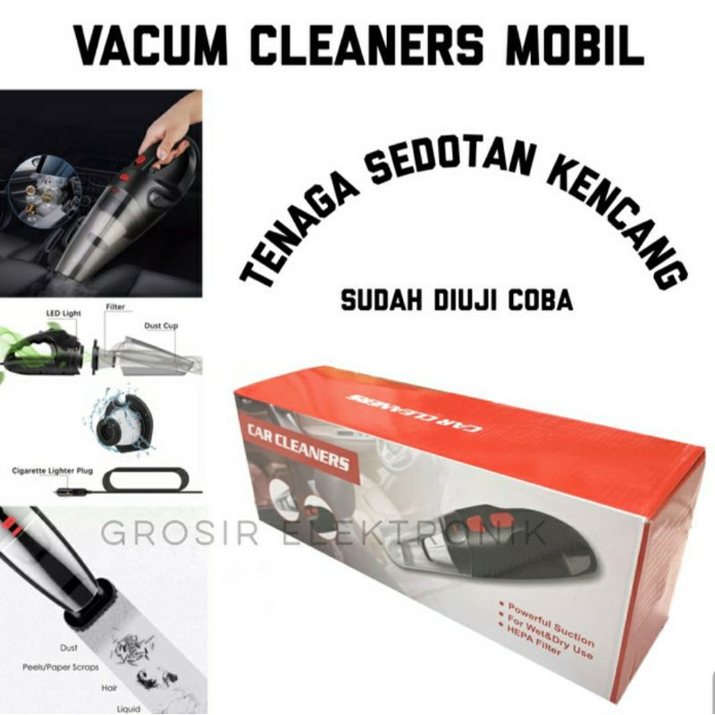 Vacum Car Cleaner Mobil Vacum Vakum Penghisap Debu Power Full