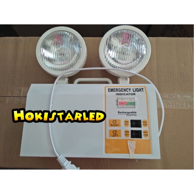 Emergency mata kucing led 2x3 watt lampu emergency led mata kucing