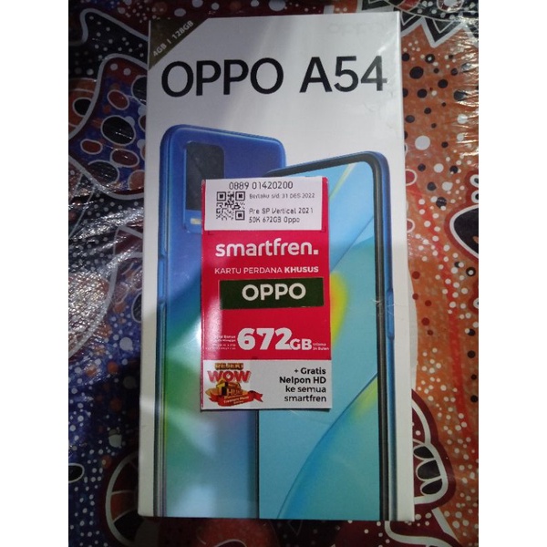 OPPO A54 RAM 4GB ROM 128GB GARANSI RESMI