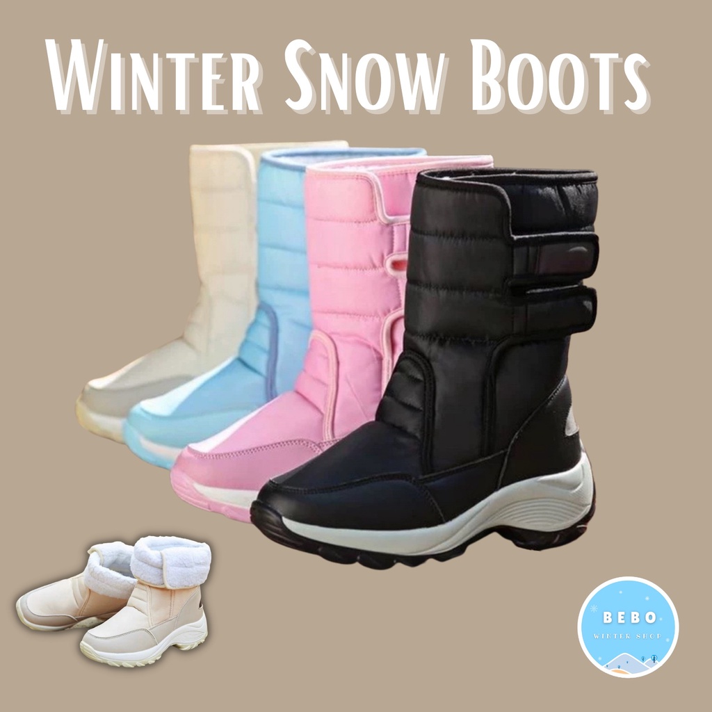 Sepatu Boots salju waterproof  winter snow boots women