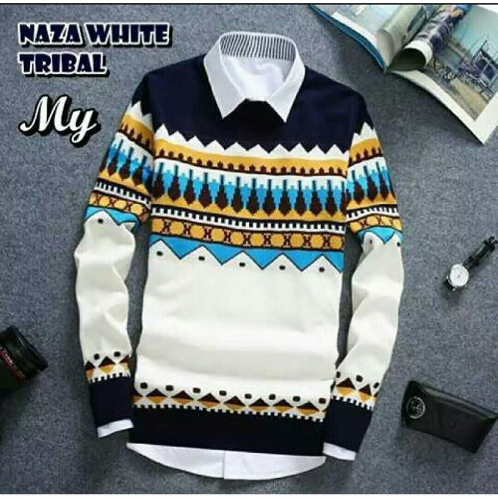 SWEATER RAJUT TRIBAL NAZA