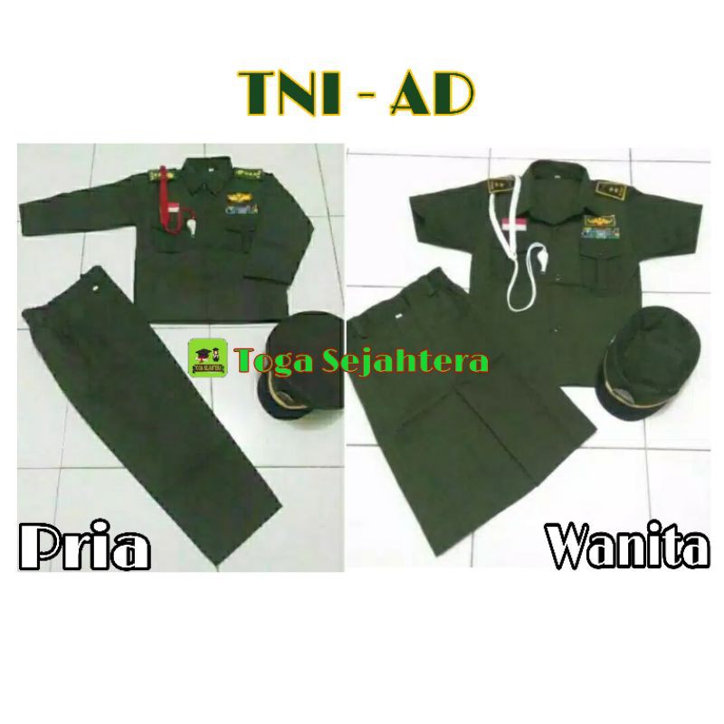 Baju Karnaval Kostum Anak Profesi TNI -AD