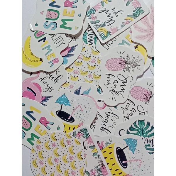 

sticker summer/sticker lucu/sticker glossy/sticker unik