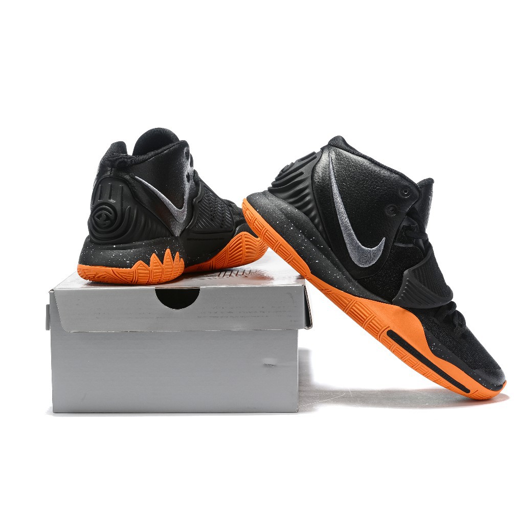 kyrie black orange