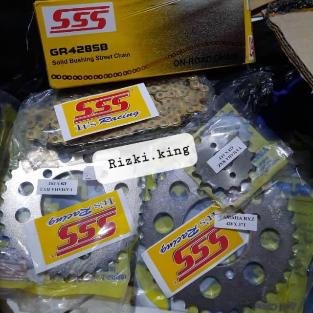 Gear set sss rx king tripel original baru
