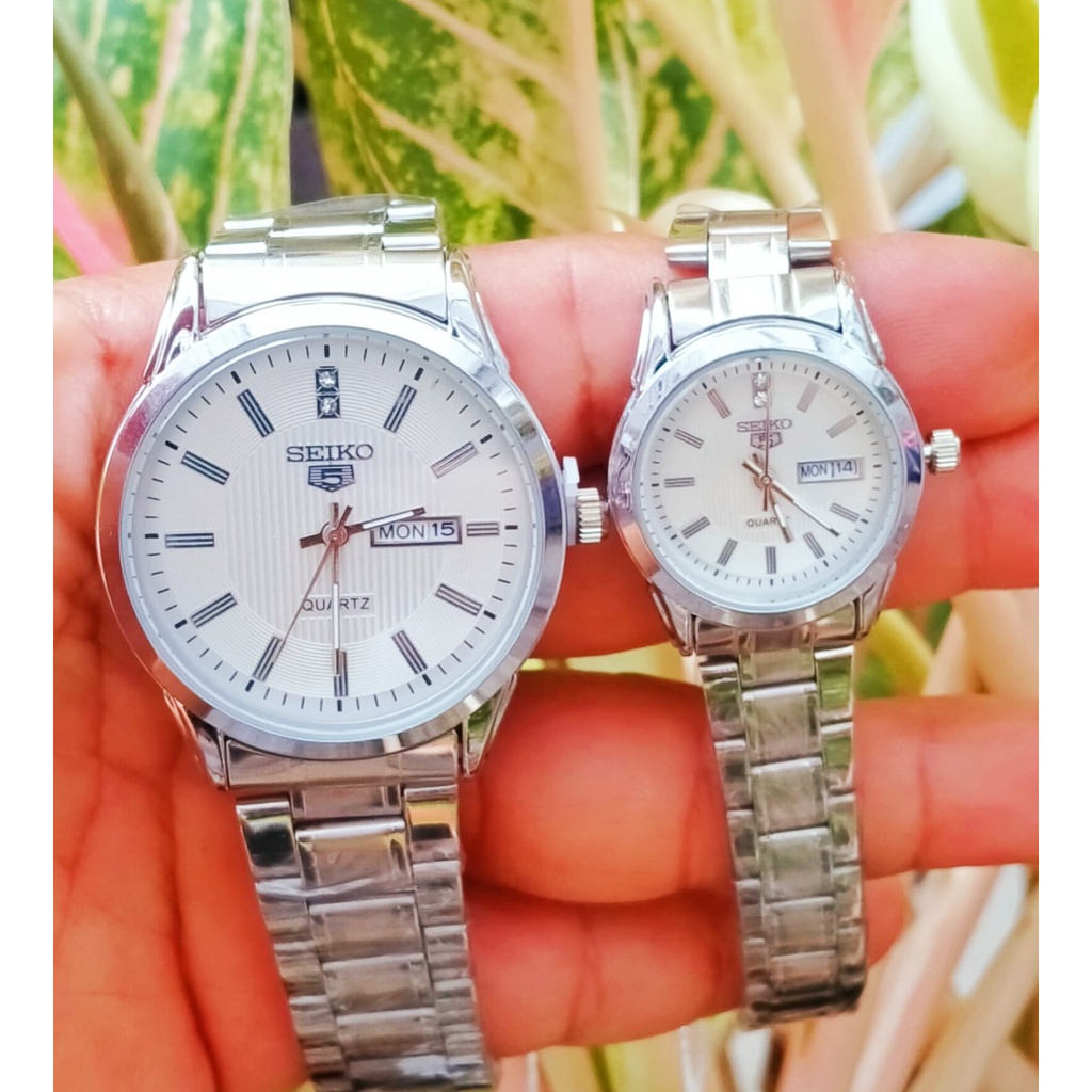 Jam Tangan SEIKO Couple Anti Air | Jam Tangan Pria Wanita Bisa satuan /COD / Terbaru/Terlaris