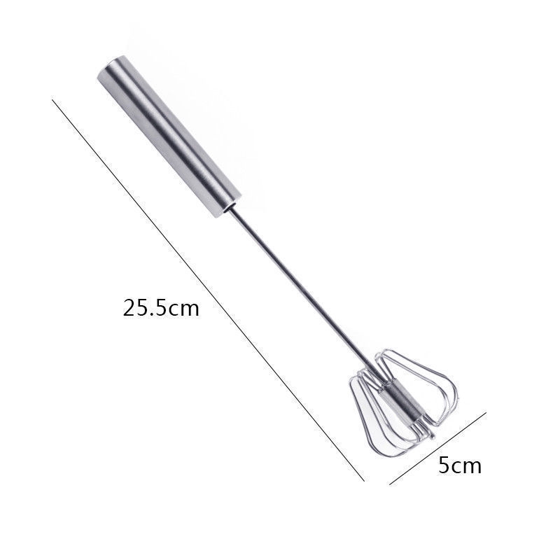 Stainless Easy Whisk Mixer Egg Cream Stirrer Sauce Shaker Cake Blender Beater