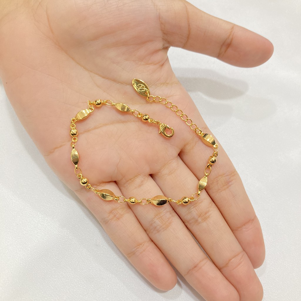 Gelang Tangan Wanita Lapis Emas Anti Karat Aksesoris Fashion Yaxiya Jewelry GLE82