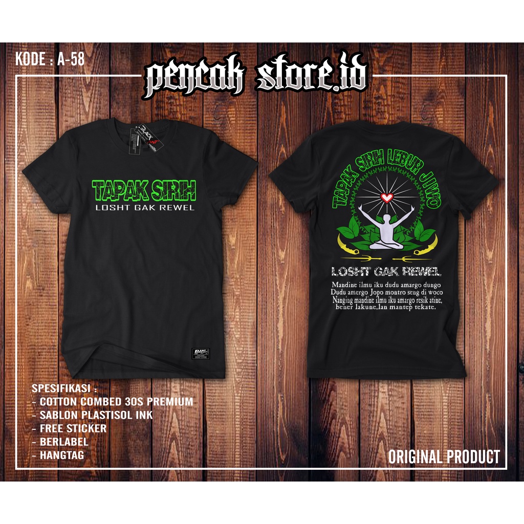 KAOS TAPAK SIRIH LEBUR JIWO TSLJ kaos psht terbaru kaos terlaris kaos murah kaos psht keren