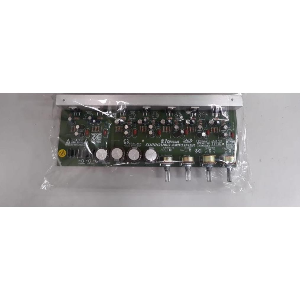 Kit Power Amplifier Aktif 5.1 Surround 3D