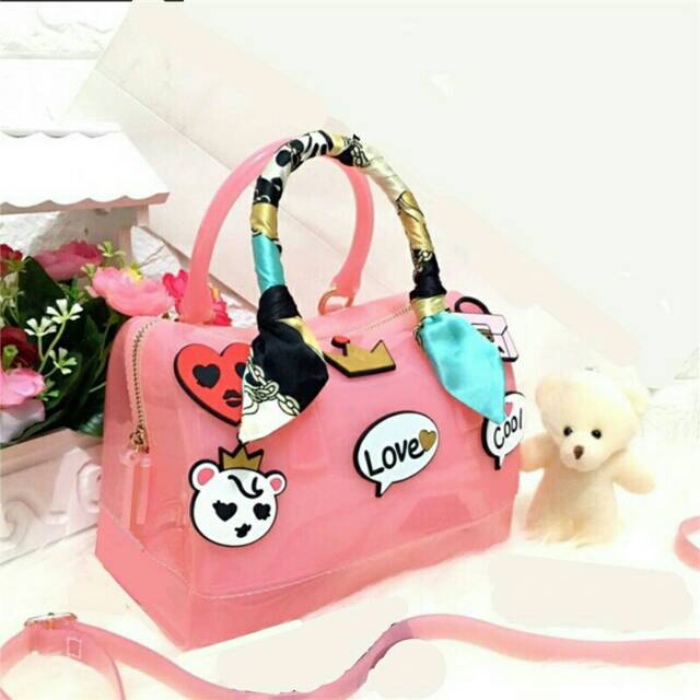 Tas Import FURLA SPEEDY JELLY GAMBAR / Tas Fashion Branded Batam Murah