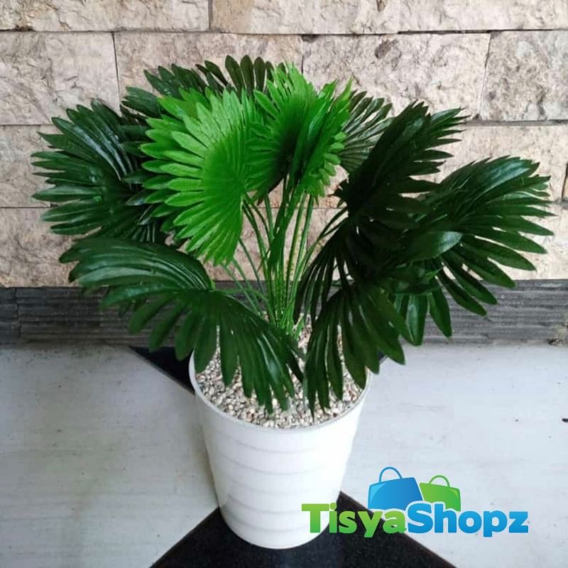 Pohon Palm Kipas / Bunga Palm Hias Artificial / bunga plastik-1