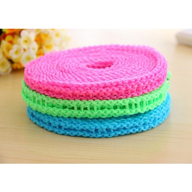 Tali Jemuran Baju Lubang Gantung 5 meter - Hanger Tali Jemuran 5 Meter / Clothesline - Tali Jemuran 