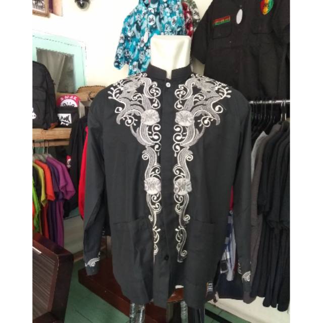 KOKO SLANK - BAJU MUSLIM SLANK - BAJU MUSLIM COWOK - KOKO  BORDIR - BAJU MUSLIM -BAJU TAQWA - TAQWA 