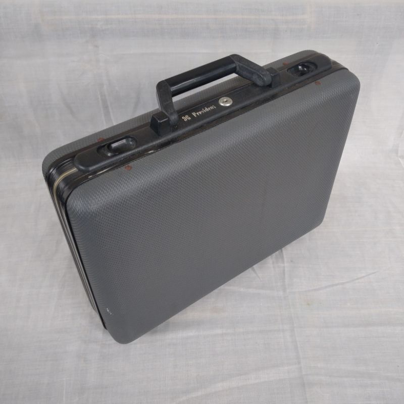 tas koper merk president jadul antik unik vintage lawas kuno klasik retro langka