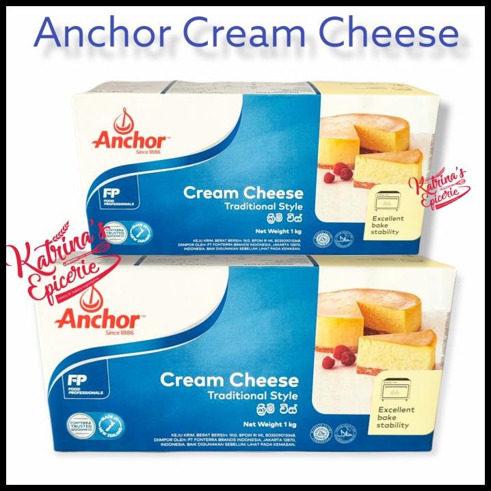 

Anchor Cream Cheese 1 Kg Kemasan Asli Krim Keju