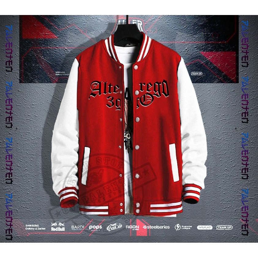 Jaket ALTER EGO 2022/ Jaket Baseball Alter Ego Big Size S-XXL / Jaket Game Alter Ego Fleece/ Jaket V