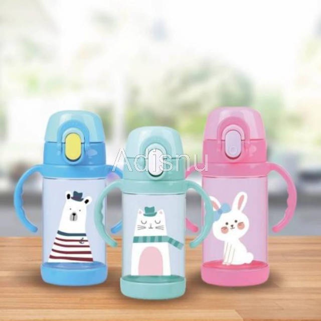 Baby Safe Tritan Straw Cup Botol Minum Anak 350 ml TRI01