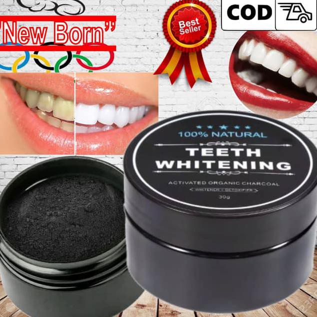 ~ TRUSTED PEMUTIH GIGI KUNING~ PEMUTIH GIGI ALAMI TOP ORIGINAL - OBAT GIGI TEETH WHITENING CHARCOAL