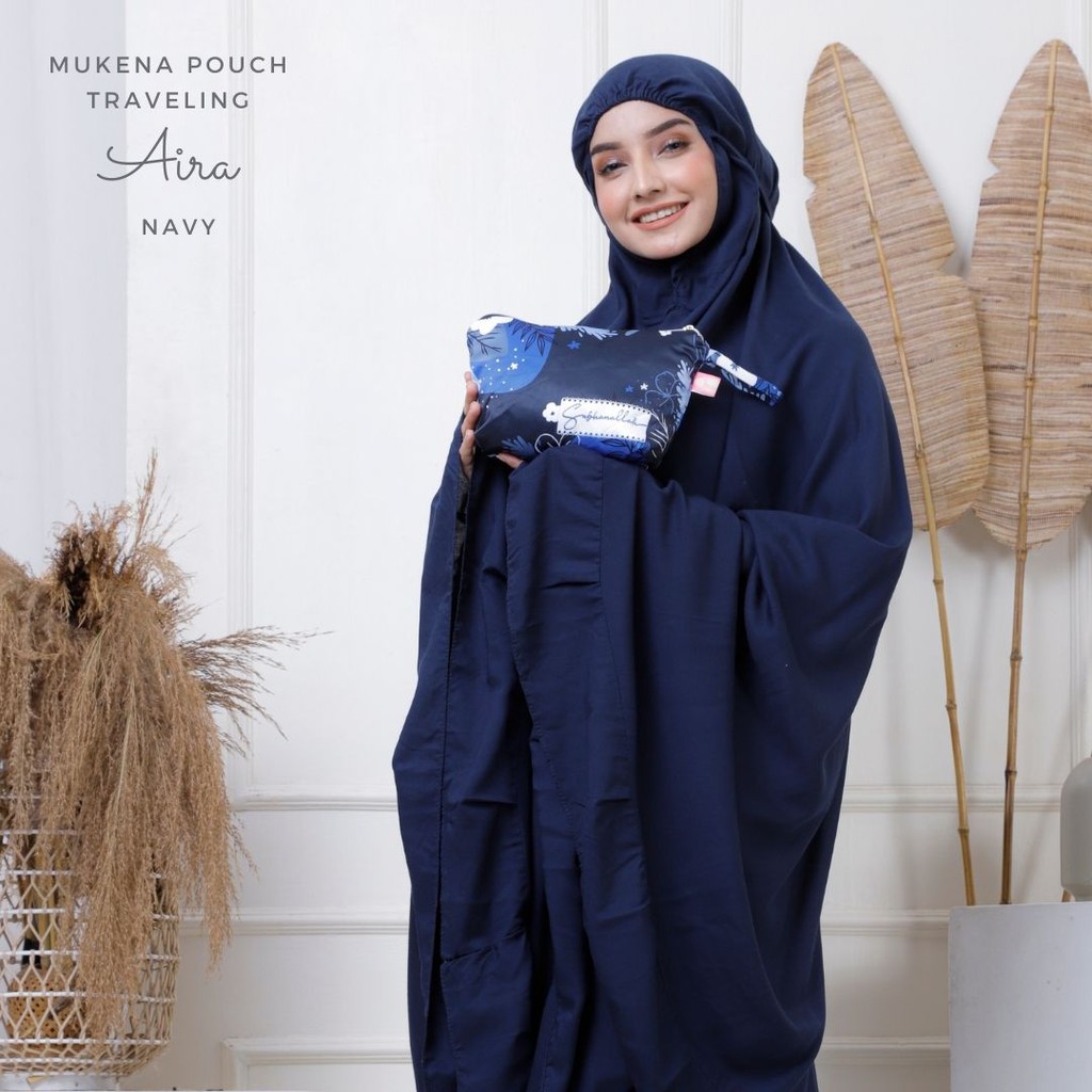 Mukena Dewasa Pouch Traveling Rayon Aira