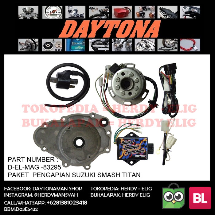 PAKET MAGNET RACING SUZUKI SMASH DAYTONA JAPAN