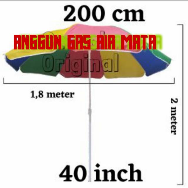 Payung tenda pedagang kaki 5 pantai bazar taman motor  stand dagang dll