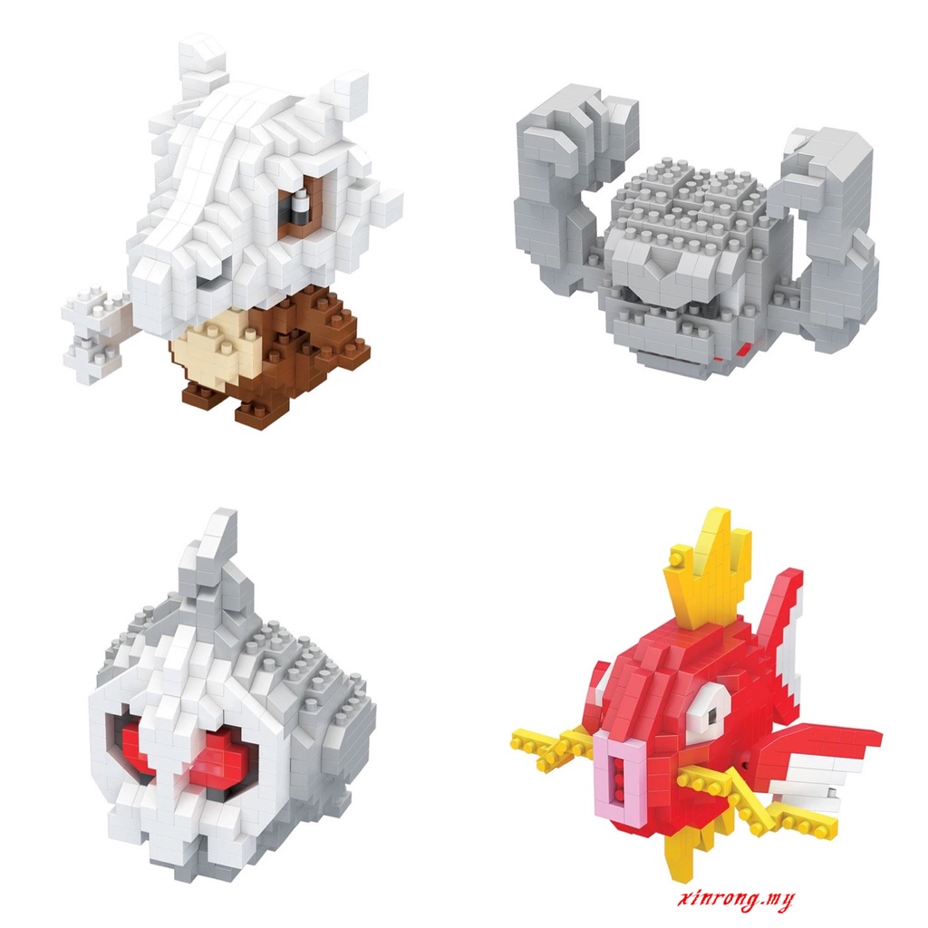 Mainan Lego Blok Nano Diamond Seri Pokemon Pikachu 28 Desain Untuk Anak