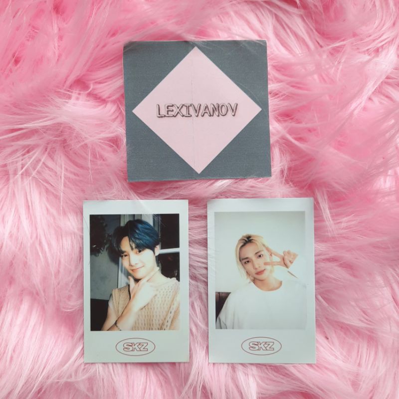 Polaroid Photocard Season Greeting Straykids 2021 Bang Chan Lee Know Changbin Hyunjin Han Felix