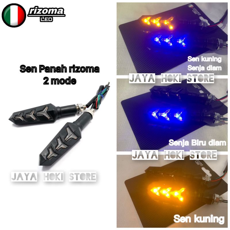 Jual Lampu Led Sen Running Rizoma Sein Warna Senja Biru Sein Kuning